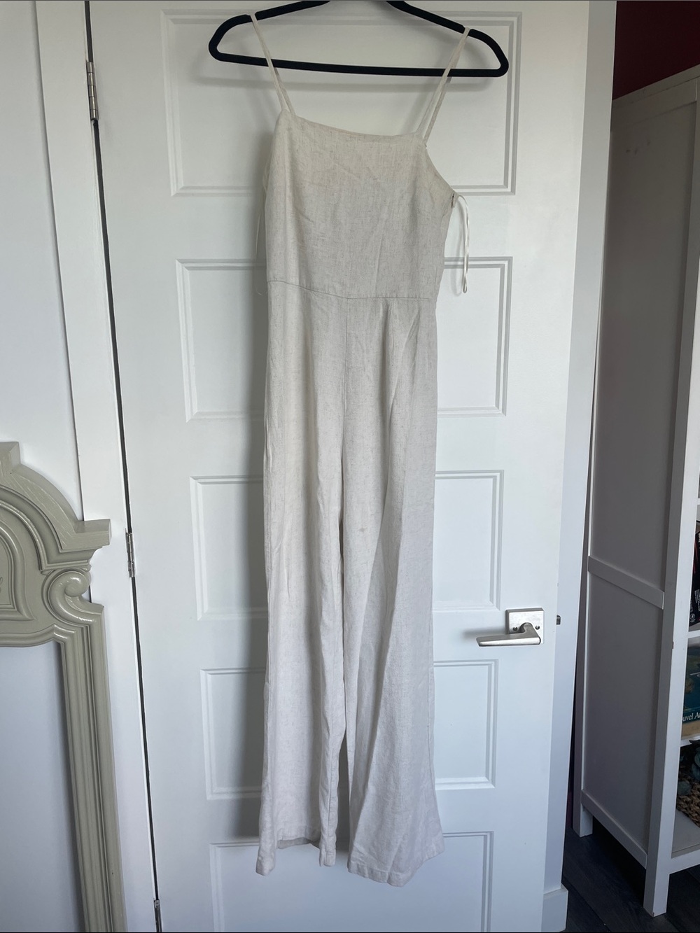 Women’s Cream Wide-Leg Jumpsuit